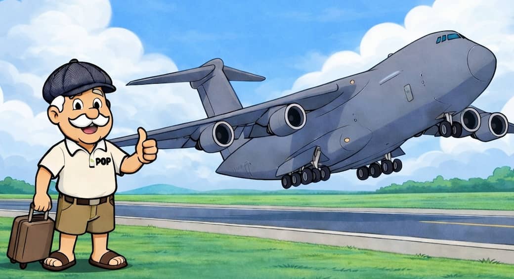 Pop planning a Space-A hop